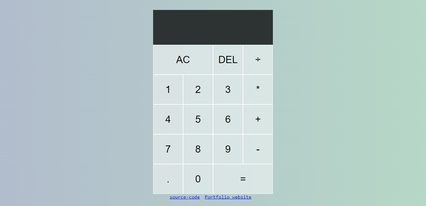 A picture of react-calculator-app website